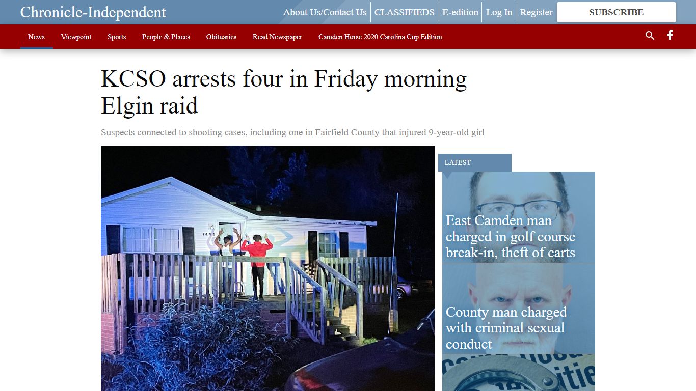 KCSO arrests four in Friday morning Elgin raid - Chronicle-Independent
